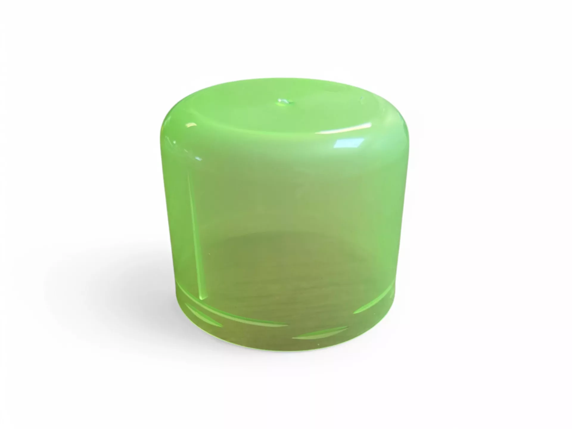 65 Mm Transparan Yeşil Kapak