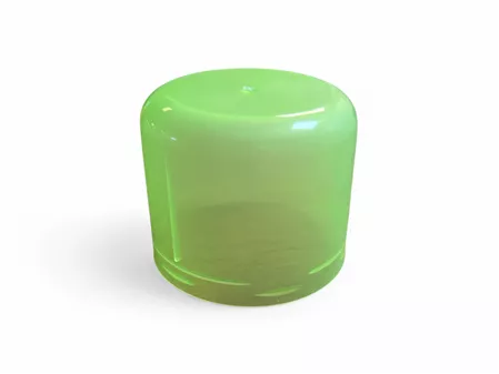 65 Mm Transparan Yeşil Kapak